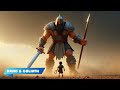 David Vs Goliath Animated Bible Song For Kids Pixar Style Praise Joy Kids