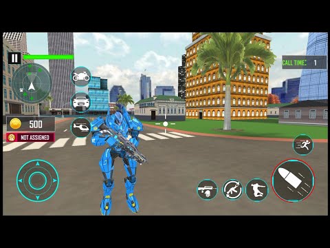 Helicopter Robot Car Games 3D - Android Gameplay