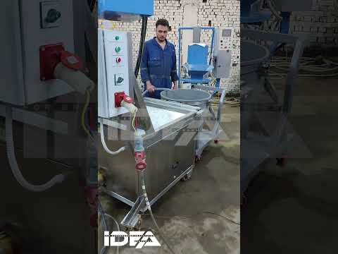 💨 تجربة حقيقية لماكينة رش الـ GRC داخل مصنعنا 🏭