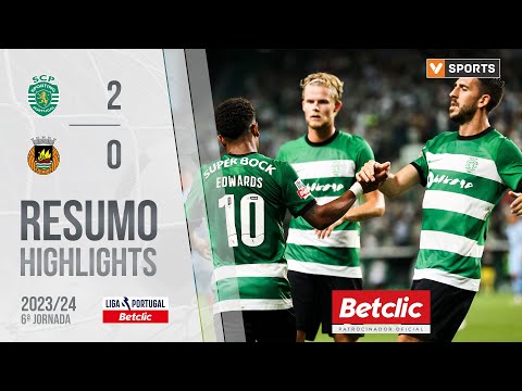 Resumo: Sporting 2-0 Rio Ave (Liga 23/24 #6)