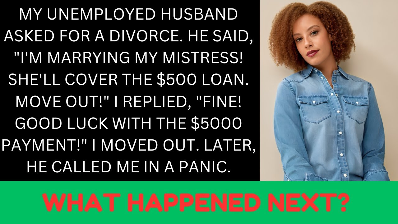 "My husband, unemployed and unaware of my $5,000 debt, demanded I marry his mistress and leave!"
