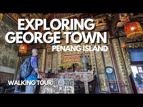 Ilha Penang: George Town é uma cidade fácil de explorar! Excursão a pé de 2 dias.