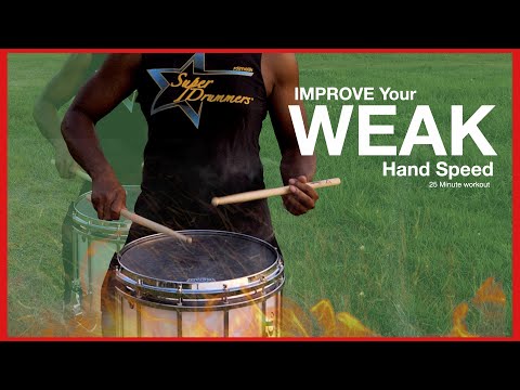 25 Minute Hand Speed Workout For Drummers