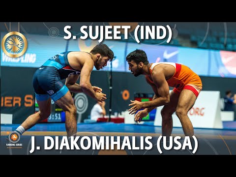 Sujeet Sujeet (IND) vs John Michael Diakomihalis (USA) - Round 2 // Zouhaier Sghaier 2022