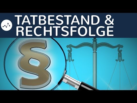 Tatbestand und Rechtsfolge einfach erklärt - Materielle Logik der Rechtsnorm - BGB AT