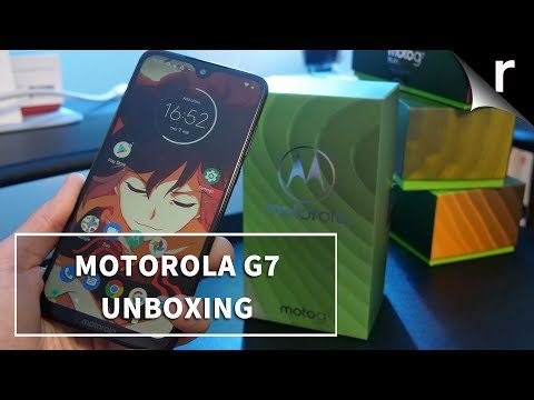 Moto G7 Unboxing & Tour