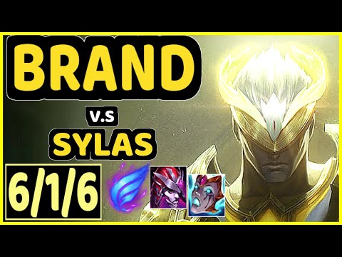 DIPLEX (BRAND) vs SYLAS - 6/1/6 KDA MID CHALLENGER GAMEPLAY - EUW