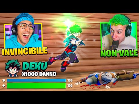 TROLLO MON3Y con le HACK di DEKU nel BOX FIGHT PVP ANIME su FORTNITE !