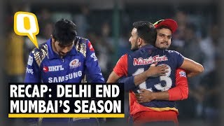 IPL 2018 | Match Recap: Delhi Daredevils Win by 11 Runs, Knock Mumbai Out | The Quint