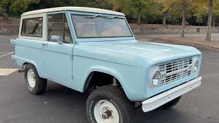 Video Thumbnail for 1967 Ford Bronco 2-Door