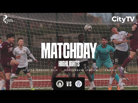 Edinburgh City vs Queen of the South | Highlights | 17th February 2024