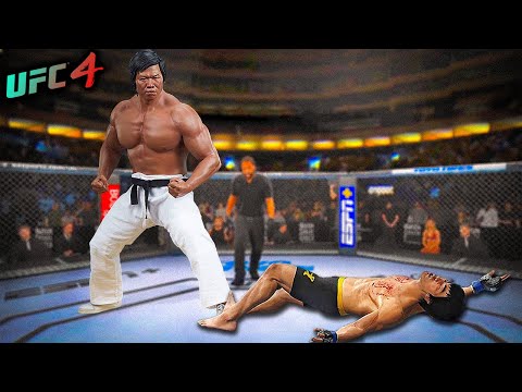 Bruce Lee vs. Invincible Bolo Yeung (EA sports UFC 4)