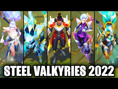 All New Steel Valkyrie Skins Spotlight Lucian Camille Janna Nasus (League of Legends)