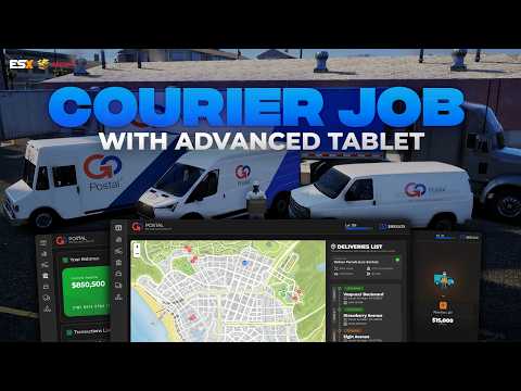 FiveM Advanced Courier Job! [ESX/QB/QBOX]