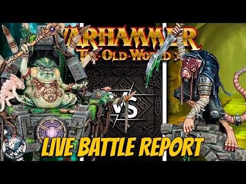 Lizardmen vs Skaven | Warhammer The Old World (Live Battle Report)