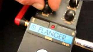 Video thumbnail for Pearl FG-01 vintage flanger by effektpedaler