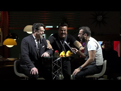 Beyaz ve Bülent Serttaş pilavına yarıştı!