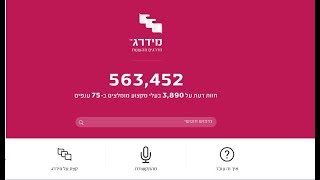 איך להשתמש במידרג?