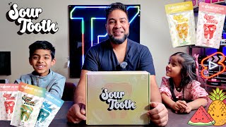 Trying Sour Tooth Candy from Spain! Sour Belts Review