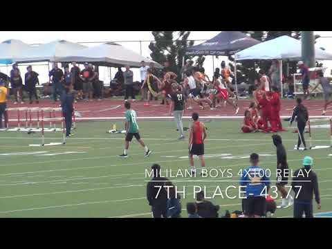 HHSAA Track Champs 2018 (Boys 4x1 Final)