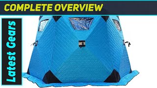 Ultimate SciAza Insulated Ice Fishing Tent: Warmth & Comfort on the Ice!