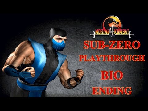 Mortal Kombat 4 - Sub-Zero Playthrough + BIO & Ending