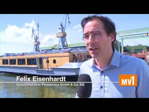 Seminarschiff in Stralsund zu Wasser gelassen