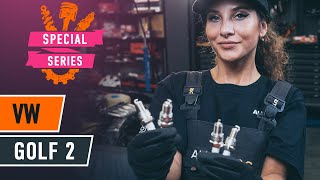 How to change spark plug on VW GOLF 2 [TUTORIAL AUTODOC]