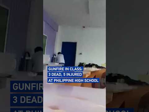 Gunfire in class: 3 dead, 5 injured at Philippine high school #worldnow