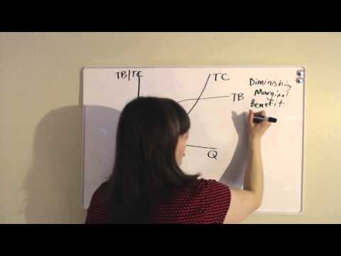 MC = MB Model - for Health Care Economics