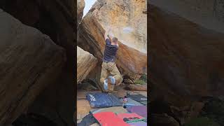 Video thumbnail of Brown Shadow, 8a. Rocklands
