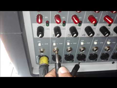 Cómo conectar una mixer potenciada a una cabina activa