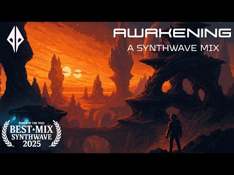 A W A K E N I N G – Synthwave Mix for Deep Focus | Stellaris OST Inspired [Focus • Work • Study]