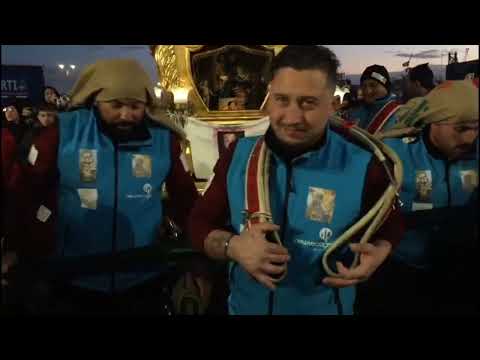 Cereo Pescivendoli - festeggiamenti porto di Catania 21 01 2023