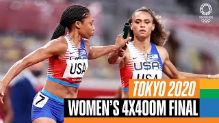🏃‍♀️ Womens 4x400m Final  Tokyo Replays
