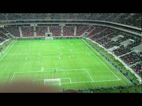 Kibice Legii - Test stadionu narodowego - Legia Sevilla
