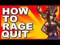 HOW TO RAGE QUIT The "My Team sucks" Rage ...