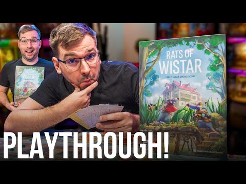 Rats of WIstar Full Boardgame Playthrough!