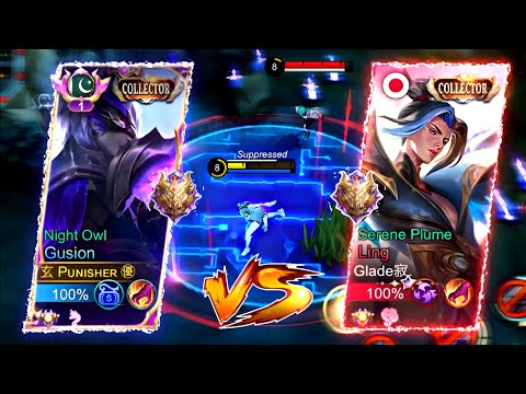 GUSION MET PRO LING IN RANK🔥| GUSION BEST BUILD 2023⚡ | FASTHAND GUSION GAMEPLAY - MLBB