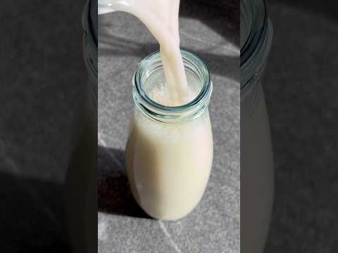 Quick homemade oat milk 🥛🌾