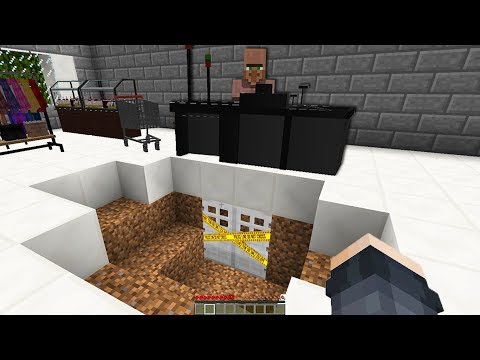 DÜKKANDA YER ALTINDA 1000 YILLIK GEÇİT BULDUM! 😱 - Minecraft