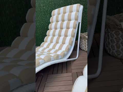 Шезлонг ротанг. Виробництво меблів для вулиці. #ротанг #меблі