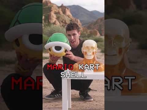 Testing what a 300MPH Mario Kart Shell would do if it hit you #nintendo #engineering #diy #sonic