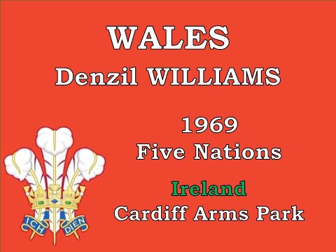 Denzil Williams - 1969 Five Nations vs Ireland at Cardiff Arms Park