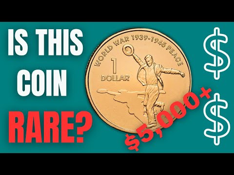 Rare? 2005 Australian $1 One Dollar Coin World War WWII 1939-1945 PEACE