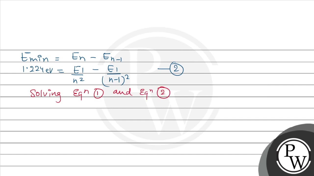 Consider a hydrogen-like atom whose energy in \( n \)th exicited state is given by \( E_{n}=-\fr...