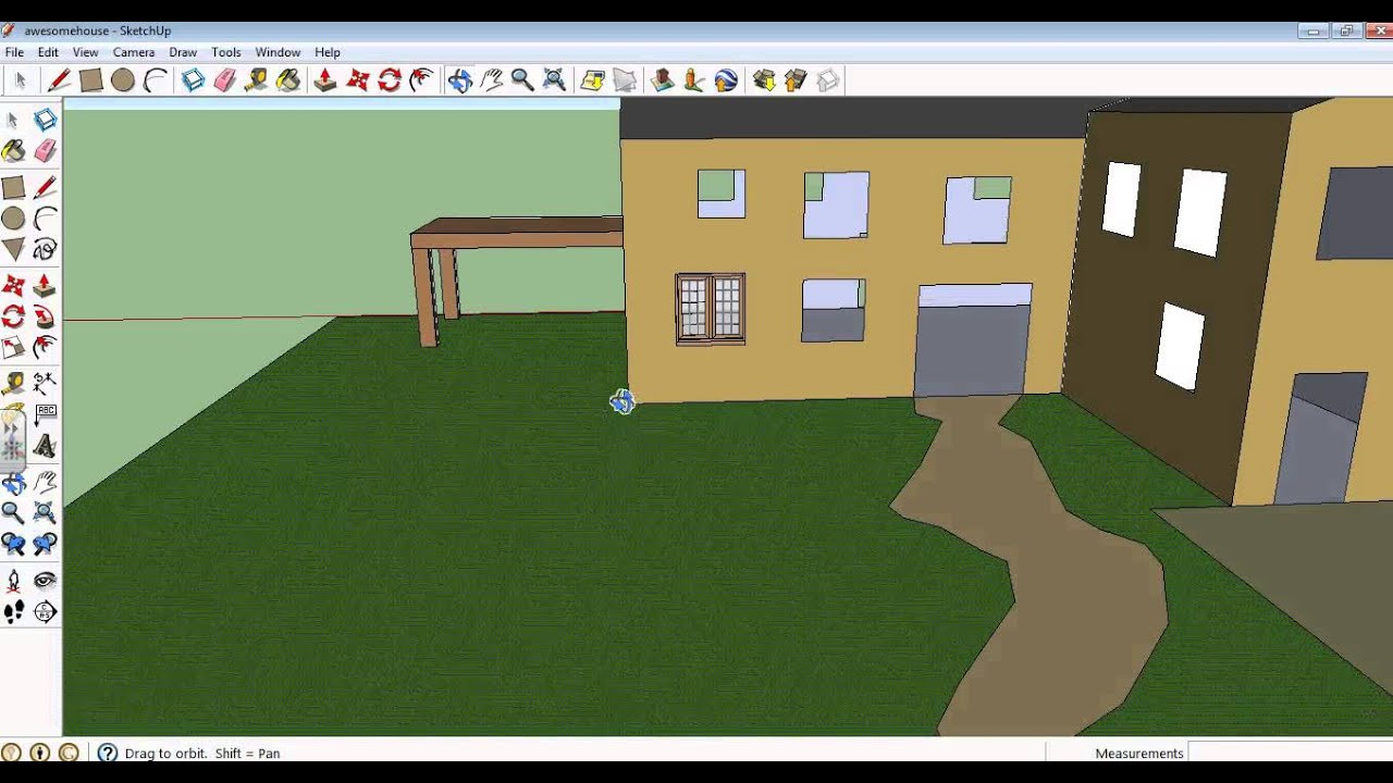 Google Sketchup tutorial 11 - Adding objects from the 3D Warehouse