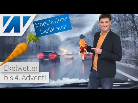 Schlimme Winteraussichten: Nasskaltes Ekelwetter bis 4. Advent! Studiogast: Wintermöhre Kai Karotte!