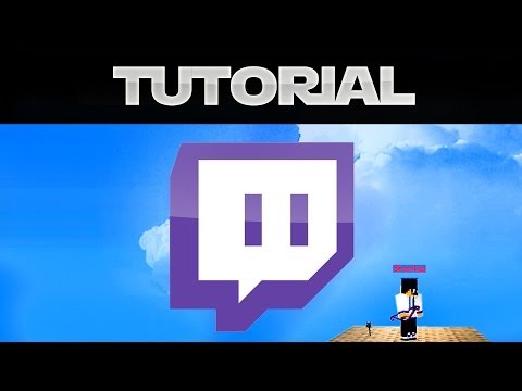 Minecraft: Connect account with Twitch - live stream tutorial for 1.7.4