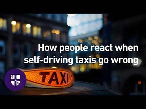 Using VR to understand how people react when self-driving taxis go wrong